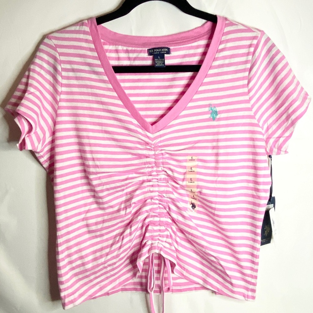 NWT! Polo Crop T-Shirt
